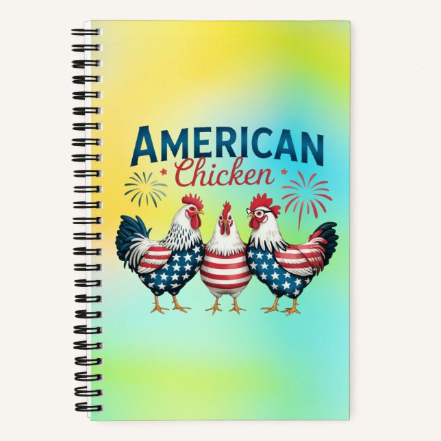 Carnet Conception de poulet américain patriotique du 4 ju (Recto)