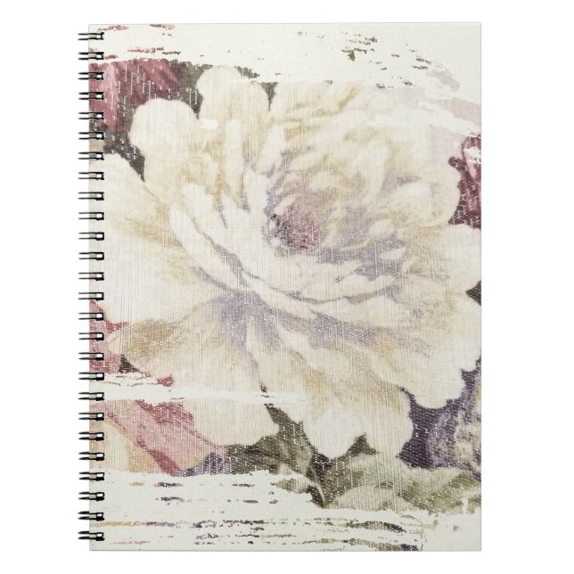 Carnet Conception de revêtement Retro Rose (Devant)