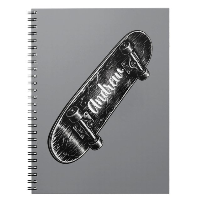 Carnet Conception de skateboard personnalisée pour les en (Devant)