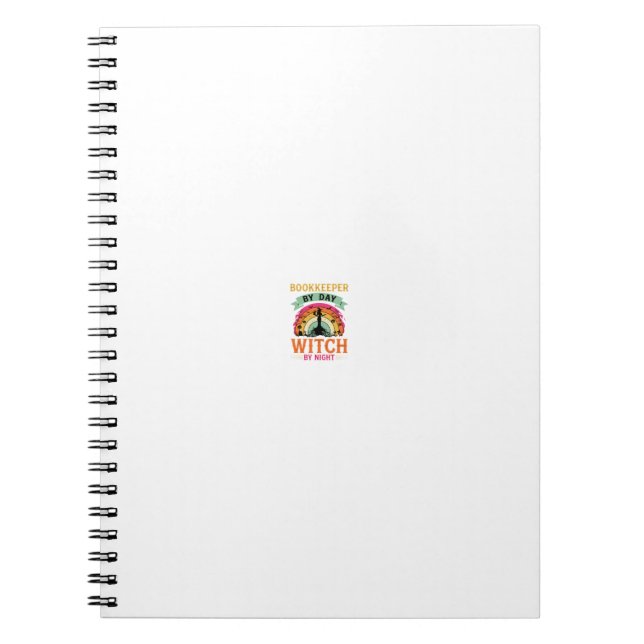 Carnet Conception de sorcière de nuit de comptable de jou (Devant)