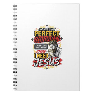 Carnet Conception de T-Shirt chrétien Vintage I Need Jesu