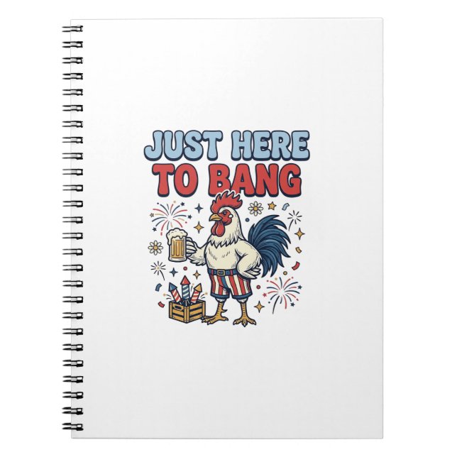 Carnet Conception de T-shirt de Bière de Feux d'Artifice  (Devant)