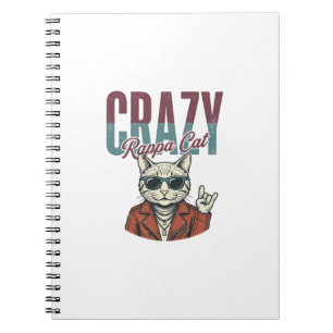 Carnet Conception de T-Shirt Gravure Vintage Crazy Rappa