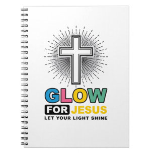 Carnet Conception de t-shirt lumineux Croix chrétienne Br