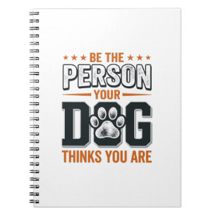 Carnet Conception de t-shirt Soyez la personne que votre