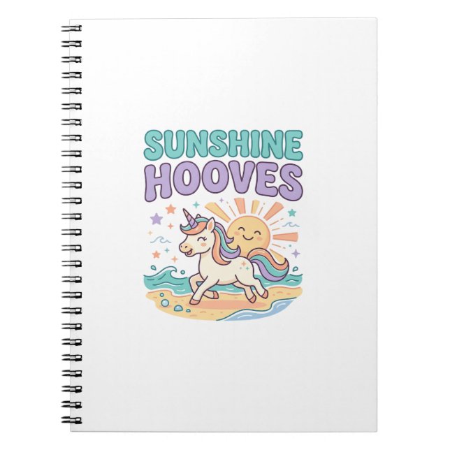 Carnet Conception de tee-shirt graphique tendance Licorne (Devant)