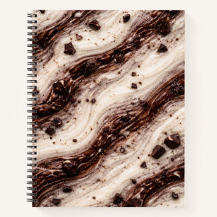 Carnet Conception de texture en marbre de Milkshake Cooki