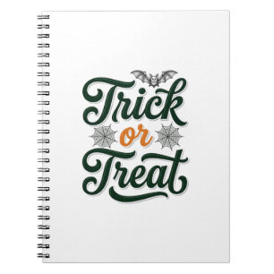 Carnet Conception de typographie Halloween Trick Or Treat