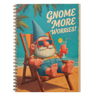 Carnet Conception de vacances à la plage de gnome de styl
