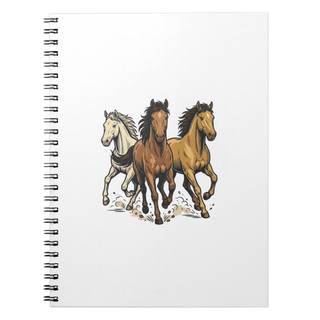 Carnet Conception de vecteur d'art de chevaux de course v (Devant)