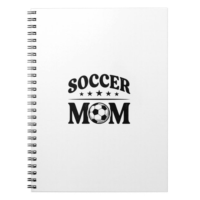 Carnet Conception de vecteur de chemise de maman de footb (Devant)