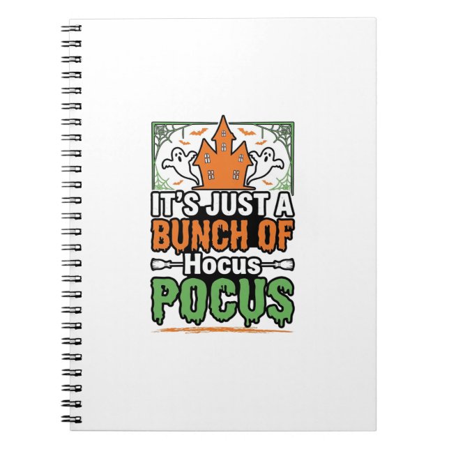 Carnet Conception de vecteur de citation Hocus Pocus Hall (Devant)