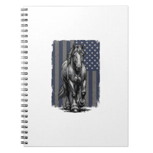 Carnet Conception de vecteur de drapeau de cheval de trai