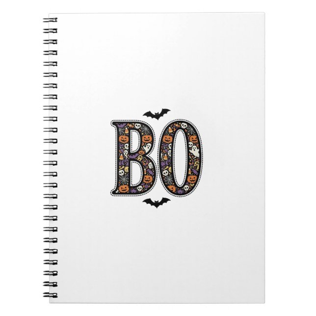 Carnet Conception de vecteur de gribouillis de Halloween  (Devant)