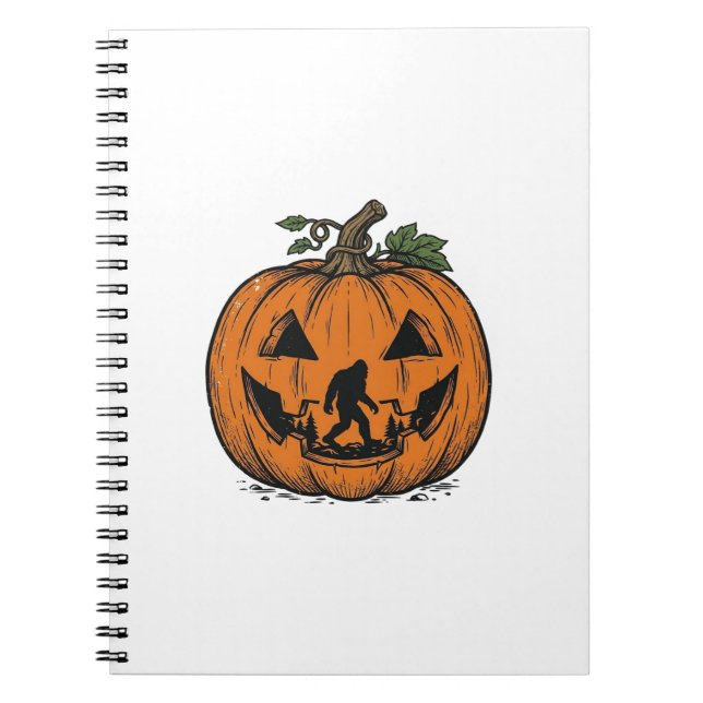 Carnet Conception de vecteur de Halloween de citrouille d (Devant)