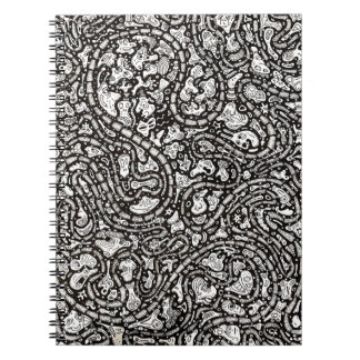 Carnet Conception de visages étranges de dessin animé tor