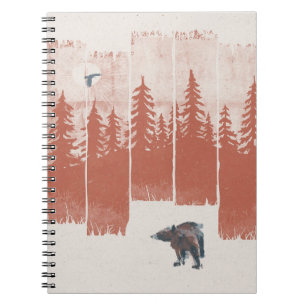 Carnet Conception Des Ours Dans La Faune Cadeau animal
