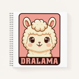 Carnet Conception d'illustration de lama mignon