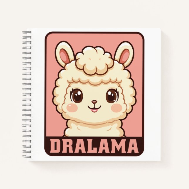 Carnet Conception d'illustration de lama mignon (Devant)