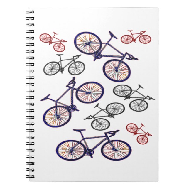 Carnet Conception d'impression de bicyclette (Devant)