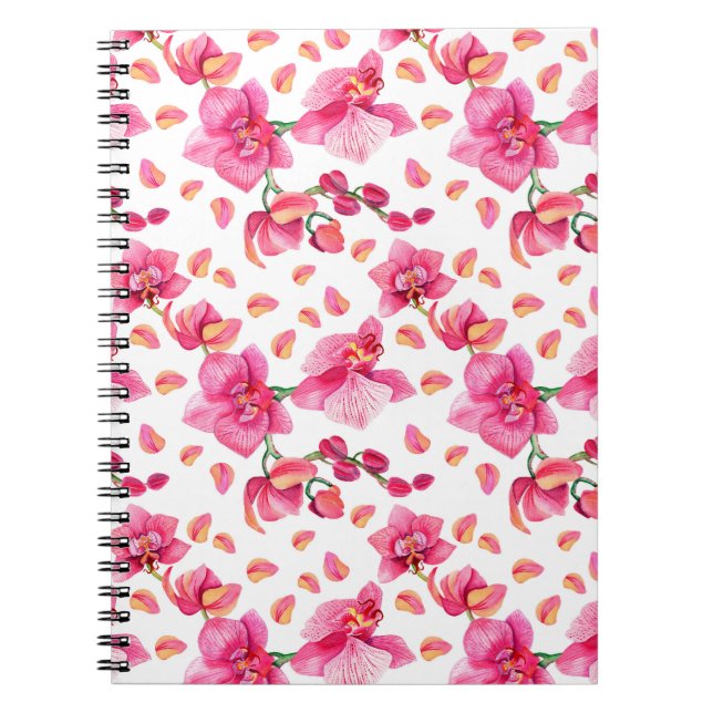Carnet Conception d'orchidées à l'aquarelle 2  (Devant)