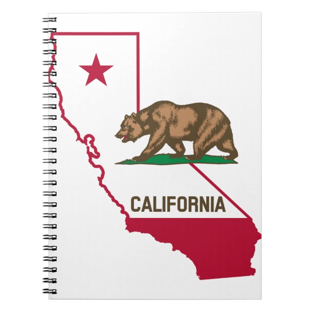Carnet Conception du drapeau de Californie (Devant)