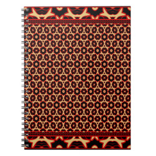 Carnet Conception d'un Motif de fleurs géométriques. Vint