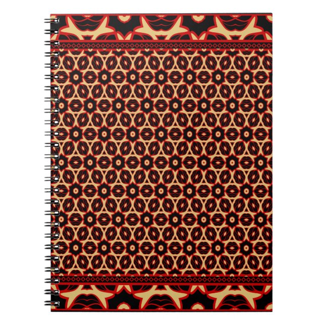 Carnet Conception d'un Motif de fleurs géométriques. Vint (Devant)