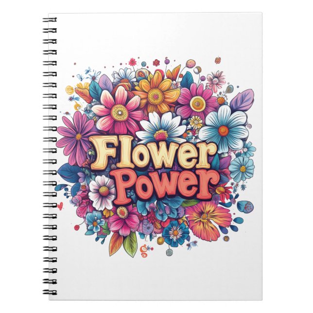 Carnet Conception dynamique de l'énergie des fleurs avec  (Devant)