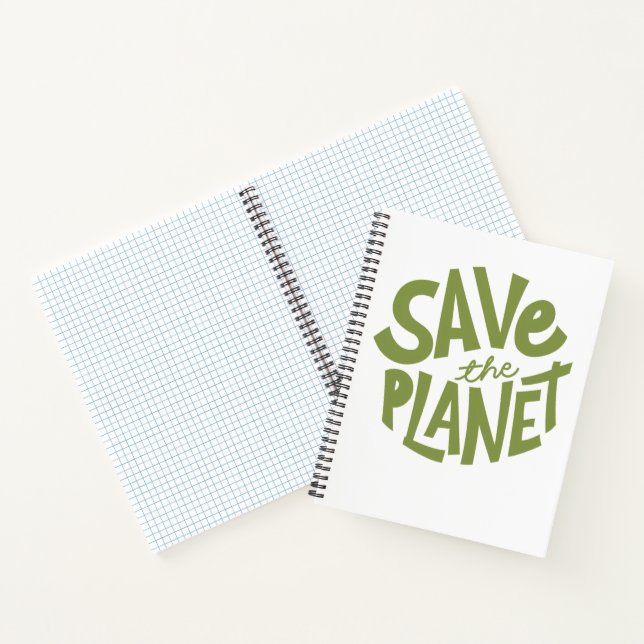Carnet Conception Éco Sauvegarde de la Planète (Intérieur)