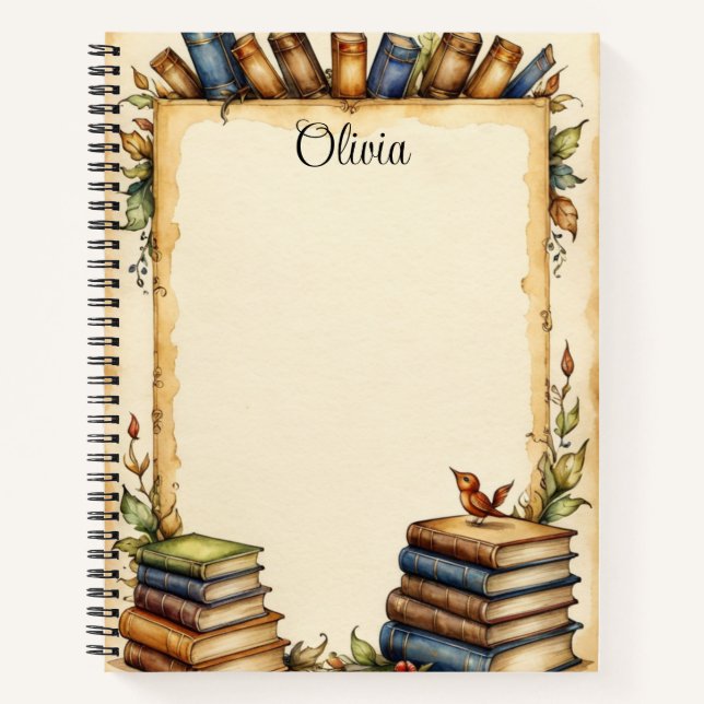 Carnet Conception Fantaisiste Personnalisable sur (Devant)