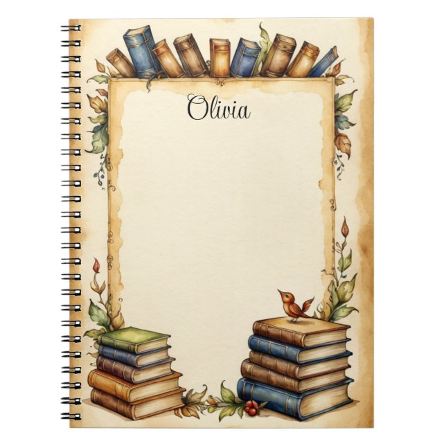 Carnet Conception Fantaisiste Personnalisable sur (Devant)