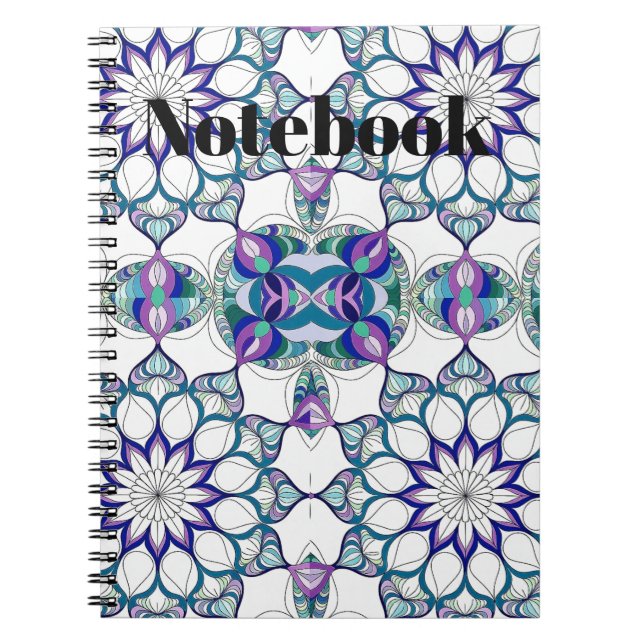 Carnet Conception Florale Abstraite (Devant)