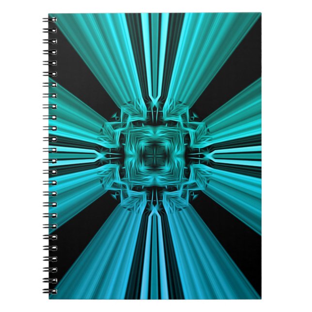 Carnet Conception fractale de plasma électrique futuriste (Devant)