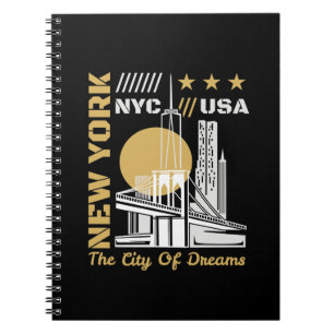 Carnet Conception graphique de voyage de la skyline de Ne