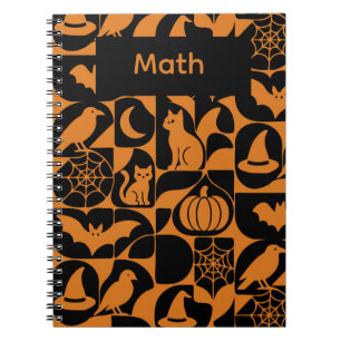 Carnet Conception Halloween Abstraite personnalisable