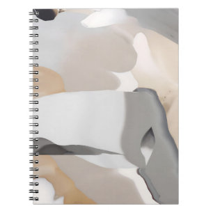 Carnet Conception neutre en marbre liquide Abstrait