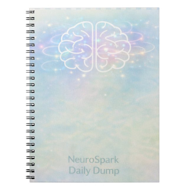 Carnet Conception pastel de décharge quotidienne Neurodiv (Devant)