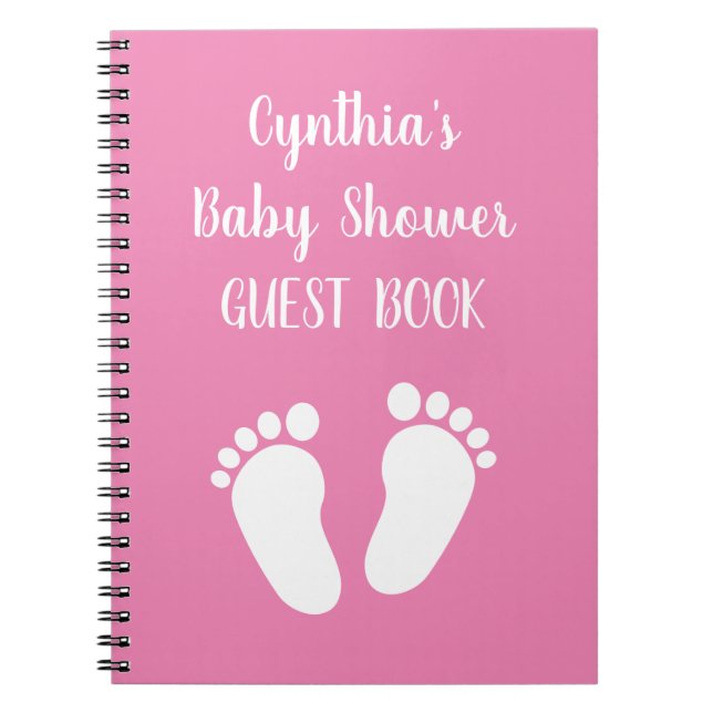 Carnet Conception personnalisée d'album pour fête de bébé (Devant)