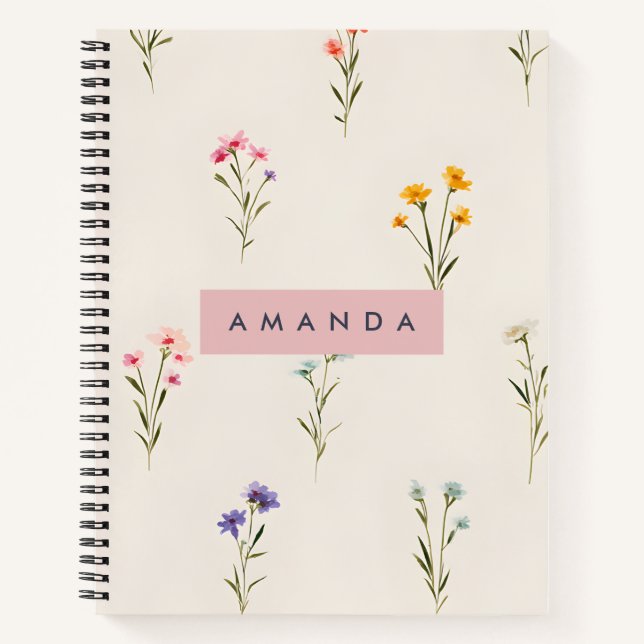 Carnet Conception personnalisée du jardin Fleur sauvage (Devant)
