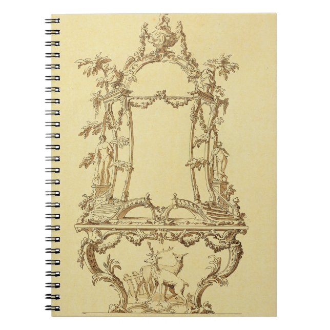 Carnet Conception pour un Tableau de console (lavage de (Devant)