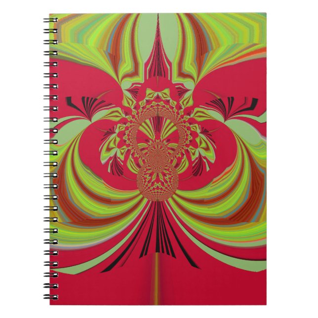 Carnet Conception rouge et jaune Hakuna Matata (Devant)