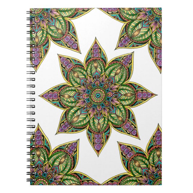 Carnet Conception terreuse de mandala (Devant)