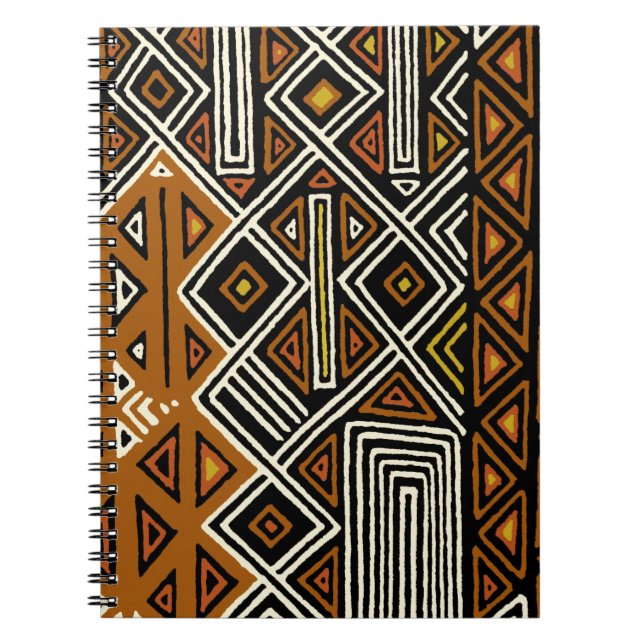Carnet Conception Tribale Africaine Kuba (Devant)
