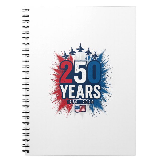Carnet Conception vectorielle pour le 250e anniversaire d (Devant)