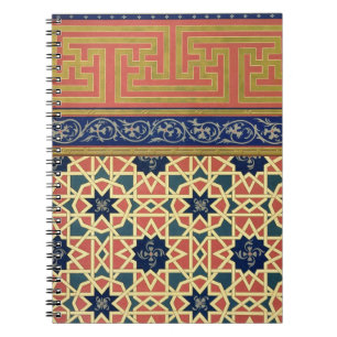 Carnet Conceptions décoratives arabes (litho de couleur)