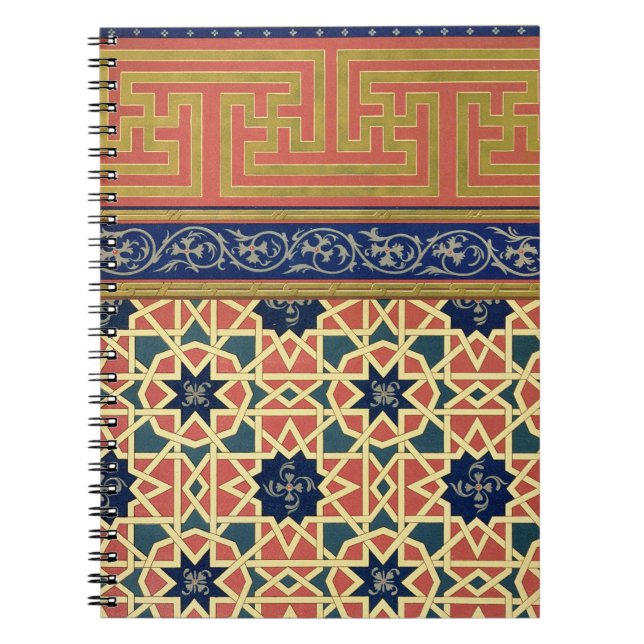 Carnet Conceptions décoratives arabes (litho de couleur) (Devant)