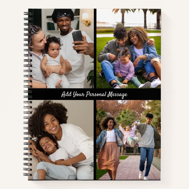 Carnet Concevez votre propre collection de 4 photos (Devant)