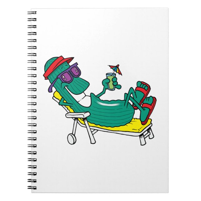 Carnet Concombre cool (Devant)