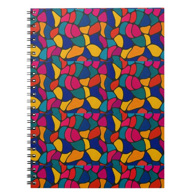 Carnet Conçu Abstrait (Devant)